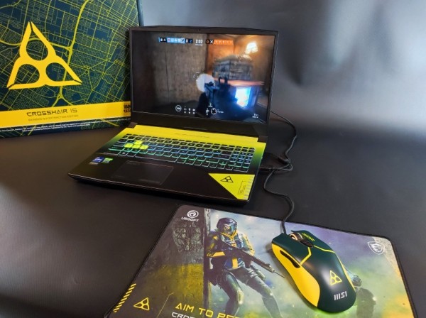Обзор и тест игрового ноутбука MSI Crosshair 15 Rainbow Six Extraction Edition - B12U Обзор и тест игрового ноутбука MSI Crosshair 15 Rainbow Six Extraction Edition - B12U