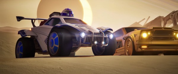 В трейлере Rocket League показали облики роботов из вселенной «Звёздных Войн»
